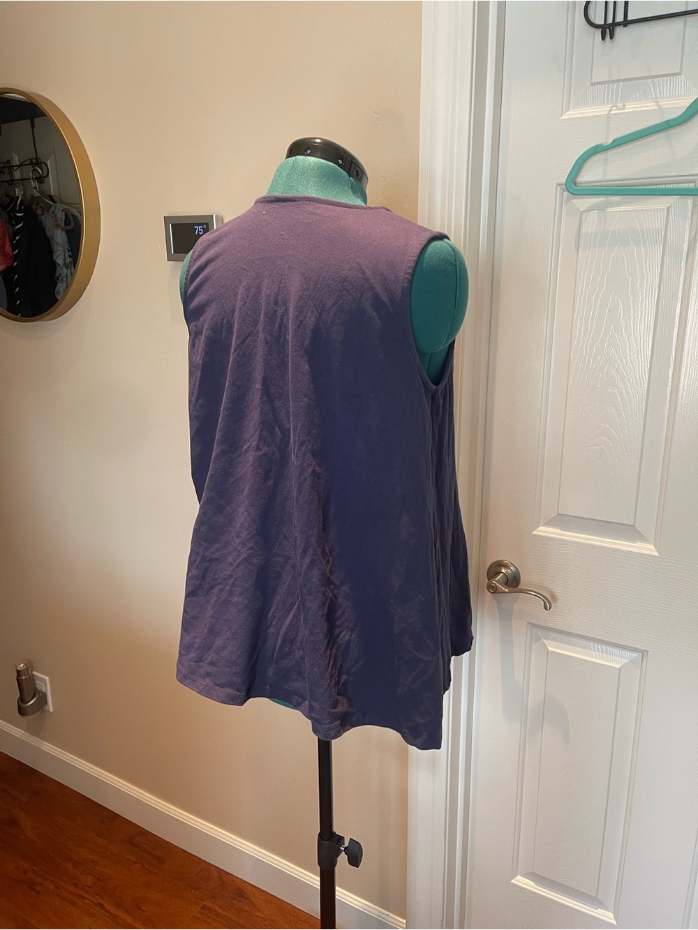 Jessica London Navy V‑Neck A‑Line Tank 18/20 - Picture 10 of 11